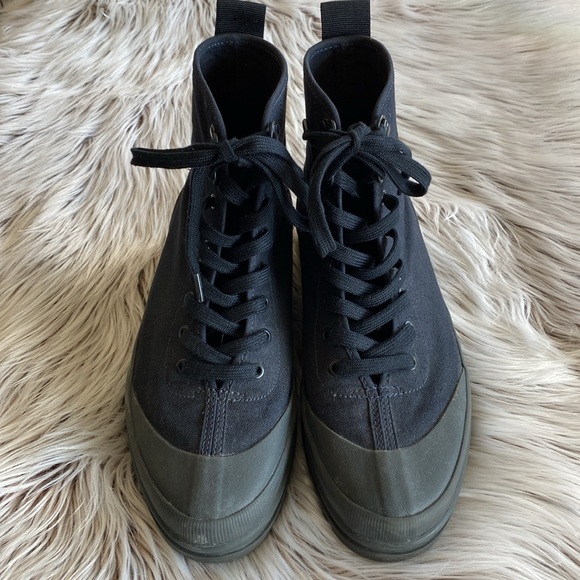 Everlane The Canvas Utility Boot Black Womens Size 8 - Picture 6 of 13